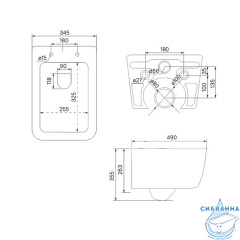 Комплект 3в1: подвесной унитаз, инсталляция и клавиша смыва, IDDIS, BASBR03i73