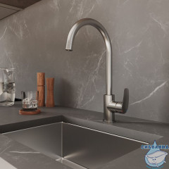 Смеситель для кухни с каналом для фильтрованной воды, сатин, Rora, Milardo, RORBNFJM05