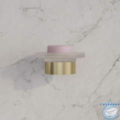 Мыльница, нержавеющая сталь, Petite, золото матовое, IDDIS, PETG0SGi42