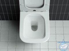 Унитаз подвесной безободковый Ceramicanova Mono Rimless CN1902 с сиденьем быстросъемным Soft Close (микролифт)