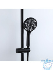 Душевая система Frap F24807-6 250 1 режим (черный)