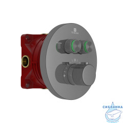 Смеситель для ванны встраиваемый Vincea VSCV-322T-MGM (вороненая сталь)