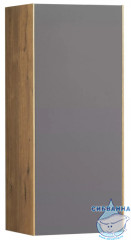 Шкафчик Акватон Сохо 35 см дуб веллингтон/графит 1A258403AJA00