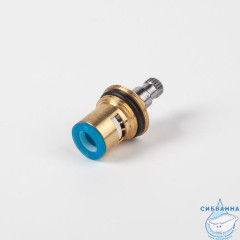 Кран-букса для смесителя, керамика, 180°, 20 зубцов, G1/2", М24, h=45 мм, IDDIS, 998CR451SM-1