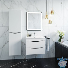 Тумба с умывальником, подвесная, 60 см, белая, Cloud, IDDIS, CLO60W0i95K