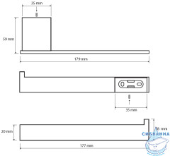 Держатель для туалетной бумаги Bemeta Nero 135012020