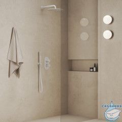 Встраиваемый смеситель для ванны Ravak Espirit X070249 (белый матовый)