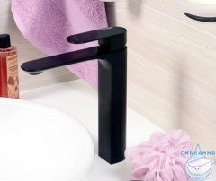 Смеситель для раковины WasserKRAFT Elbe 7403H (без донного клапана) (черный)