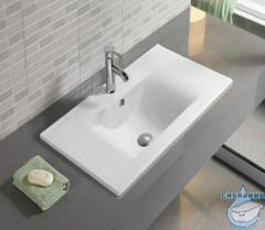 Раковина встраиваемая 92 см CeramaLux N JY-807-90