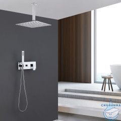 Душевая система ABBER Daheim AF8221 скрытого монтажа без излива, хром