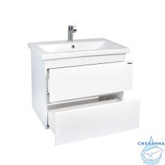 Тумба Viant Мальта 60П с раковиной Como 60 белый