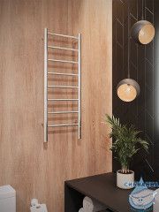 Полотенцесушитель электрический Terminus Аврора П8 30х85 (с возможностью скрытого подключения, подключение справа)
