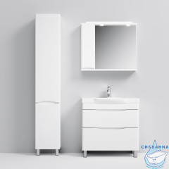 Шкаф пенал AM.PM Like 35 L белый глянец