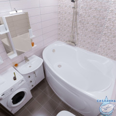 Акриловая ванна Тритон Изабель 170х100 левая с каркасом