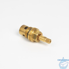 Кран-букса для смесителя, керамика, 90°, 20 зубцов, G1/2", М24, h=52 мм, IDDIS, 998CR521SM-1