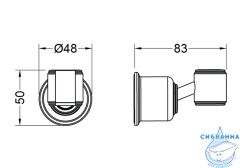 Держатель душа Aquatek Классик AQ2407CR 