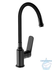 Смеситель кухни Frap F4462 (черный матовый)