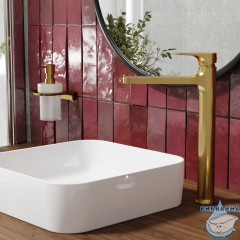 Смеситель для раковины Wasserkraft Havel 3603H (золото матовое)