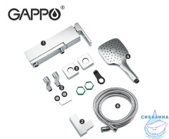 Смеситель для ванны Gappo G3018 с аксессуарами (хром)