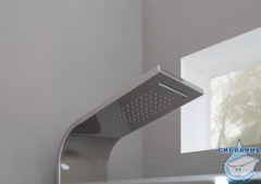 Душевая панель Aquanet Galaxy Shine 200 2 режима 237436 (полированная нержавеющая сталь)