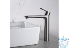 Смеситель для раковины Aquatek Ника AQ1804BGM (оружейная сталь)