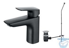 Смеситель для раковины Aquatek Вега AQ1011MB (черный матовый)
