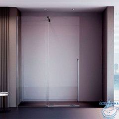 Walk-in Veconi Premium Trento 110 профиль графит, стекло прозрачное PTDW-50GR-110-01-C4