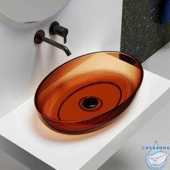 Раковина на столешницу 60 см ABBER Kristall AT2801Opal