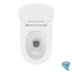 Унитаз подвесной со смывом торнадо VitrA M50 8302B003-6404 с сиденьем Soft Close (микролифт)