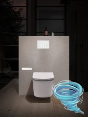 Инсталляция TECEspring Smart L с кнопкой смыва в комплекте с унитазом-биде TECEspring c сиденьем Soft close (микролифт) S955797