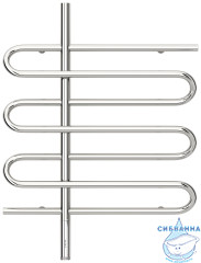Полотенцесушитель электрический Сунержа Эпатаж L 60х80 (с возможностью скрытого подключения, подключение (хром)