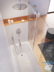 Акриловая ванна Ravak Chrome 160x70 с ножками