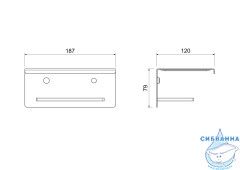 Держатель туалетной бумаги Aquatek Либра AQ4309CR 