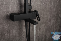 Душевая система Gappo G2417-6 250 1 режим (черный матовый)