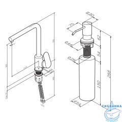 Смеситель для кухни AM.PM Like F8005D00 (хром)