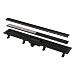 Дренажный трап для душа Alcaplast APZ19BLACK-950 95 см с решеткой (черный) 