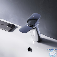 Смеситель для раковины AM.PM Spirit V2.0 F70A02100  (без донного клапана) (хром)