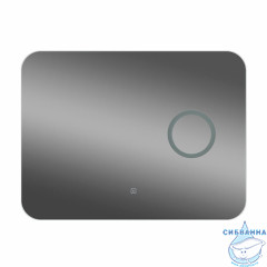 Зеркало Calypso Elegant Led 80x60 с подсветкой, с увеличительным зеркалом ЗЛП78