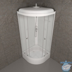 Душевая кабина Тритон Ультра В 90x90 профиль белый, стекло прозрачное Щ0000061849