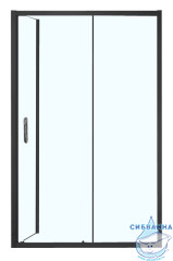 Душевое ограждение Azario Milton 120x80 профиль черный, стекло прозрачное AZ-ND1131-R 1200 BLACK (без поддона)