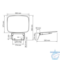 Сиденье для душа Wasserkraft SS401