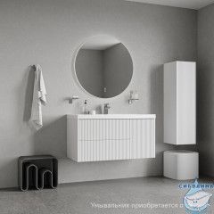 Тумба подвесная, 100 см, белый, Билд (Bild) 2.0, IDDIS, BIL10W1i95 подходит умыв. 4511000i28