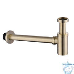 Сифон для умывальника ABBER AF0030G золото матовое