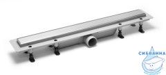 Дренажный трап для душа Plastbrno Design4 SZA4400 40 см с решеткой (нержавеющая сталь) 