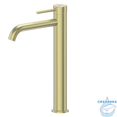 Смеситель ABBER Wasser Kreis 316 AF8111BG-L для накладной раковины, брашированное золото