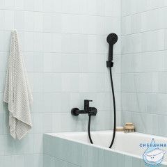 Лейка для душа Iddis Buena 95 1 режим BUE1FB0i16 (черный матовый) 