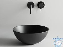  Раковина на столешницу 36 см Ceramicanova Element CN6004 (черный матовый)