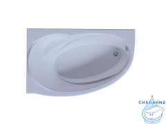 Акриловая ванна Aquatek Бетта 150х95 L с каркасом