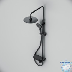 Душевая система AM.PM Like 220 1 режим F0780722 (чёрный матовый)