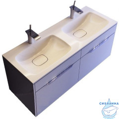 Мебельная раковина Aqwella Malaga Duet 120 см